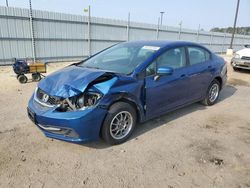 Salvage cars for sale at Lumberton, NC auction: 2014 Honda Civic LX