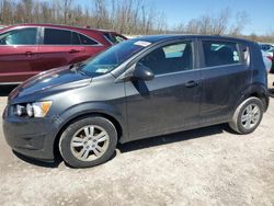 Salvage cars for sale at Leroy, NY auction: 2016 Chevrolet Sonic LT