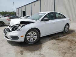 Chevrolet salvage cars for sale: 2015 Chevrolet Cruze LS