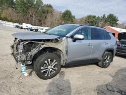 Salvage cars for sale at Mendon, MA auction: 2021 Toyota Rav4 XLE