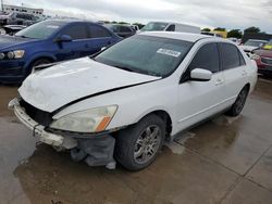Salvage cars for sale at Grand Prairie, TX auction: 2006 Honda Accord LX