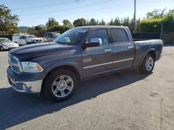 Salvage cars for sale from Copart San Martin, CA: 2015 Dodge RAM 1500 Longhorn