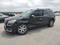 Salvage cars for sale at Grand Prairie, TX auction: 2014 GMC Acadia SLT-1