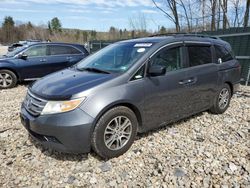 Salvage cars for sale from Copart Candia, NH: 2012 Honda Odyssey EXL