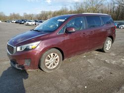 Salvage cars for sale at Ellwood City, PA auction: 2015 KIA Sedona LX