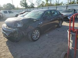 Salvage cars for sale at Riverview, FL auction: 2018 KIA Optima LX