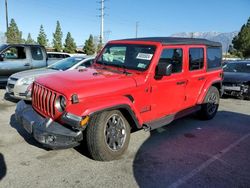 Salvage cars for sale from Copart Rancho Cucamonga, CA: 2021 Jeep Wrangler Unlimited Sport