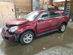 Salvage cars for sale from Copart Ebensburg, PA: 2017 Chevrolet Equinox LT