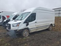 Salvage cars for sale from Copart Davison, MI: 2018 Ford Transit T-250