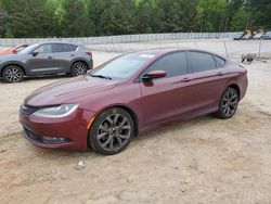 Salvage cars for sale at Gainesville, GA auction: 2015 Chrysler 200 S