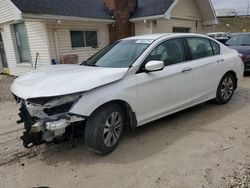 Salvage cars for sale from Copart Northfield, OH: 2015 Honda Accord LX