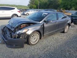 Salvage cars for sale at Concord, NC auction: 2014 Ford Fusion SE Hybrid