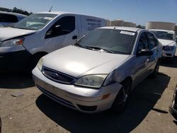 Ford Focus ZX4 salvage cars for sale: 2007 Ford Focus ZX4