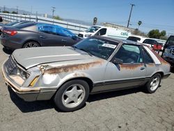 Salvage cars for sale at Colton, CA auction: 1981 Ford Mustang