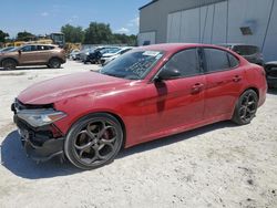 Salvage vehicles for parts for sale at auction: 2018 Alfa Romeo Giulia TI
