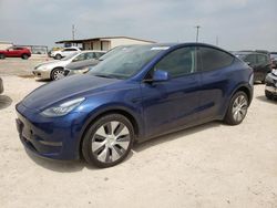 Salvage cars for sale at Temple, TX auction: 2022 Tesla Model Y