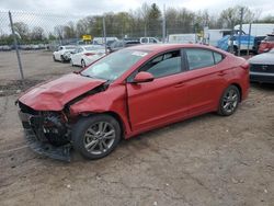 Salvage cars for sale at Chalfont, PA auction: 2018 Hyundai Elantra SEL