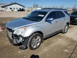 Salvage cars for sale from Copart Pekin, IL: 2012 Chevrolet Equinox LTZ