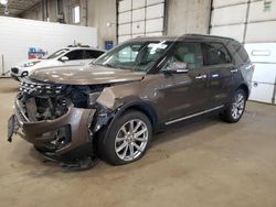 Buy Salvage Cars For Sale now at auction: 2016 Ford Explorer Limited
