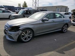 Salvage cars for sale at Hayward, CA auction: 2015 Mercedes-Benz C 300 4matic