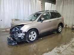 Salvage cars for sale from Copart Central Square, NY: 2015 Subaru Forester 2.5I Premium