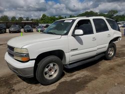 Chevrolet Tahoe c1500 salvage cars for sale: 2001 Chevrolet Tahoe C1500