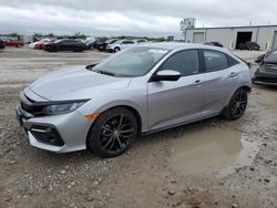 Salvage cars for sale at Kansas City, KS auction: 2021 Honda Civic Sport