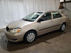 Salvage cars for sale from Copart Ebensburg, PA: 2005 Toyota Corolla CE