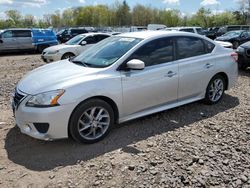 Salvage cars for sale at Chalfont, PA auction: 2014 Nissan Sentra S