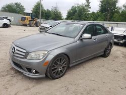 Salvage cars for sale from Copart Midway, FL: 2009 Mercedes-Benz C 300 4matic