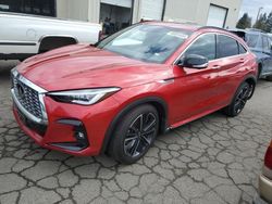 Salvage cars for sale at Woodburn, OR auction: 2022 Infiniti QX55 Sensory
