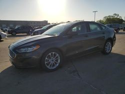 Salvage cars for sale at Wilmer, TX auction: 2020 Ford Fusion SE