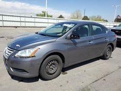 Salvage cars for sale from Copart Littleton, CO: 2015 Nissan Sentra S