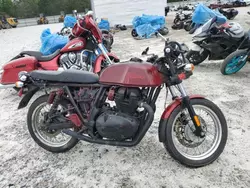 Salvage motorcycles for sale at Ellenwood, GA auction: 2020 Royal Enfield Motors INT 650