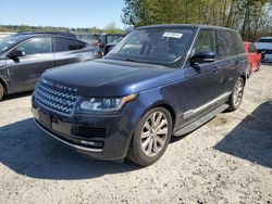 Salvage cars for sale from Copart Arlington, WA: 2016 Land Rover Range Rover HSE