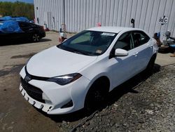 Salvage cars for sale at Windsor, NJ auction: 2017 Toyota Corolla L