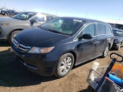 Salvage cars for sale from Copart -no: 2015 Honda Odyssey EX