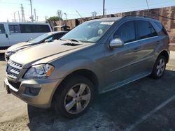 Salvage cars for sale at Wilmington, CA auction: 2010 Mercedes-Benz ML 350 4matic