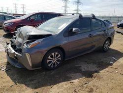 Salvage cars for sale from Copart Elgin, IL: 2022 Toyota Prius LE