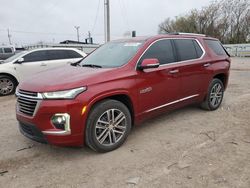 Salvage cars for sale at Oklahoma City, OK auction: 2022 Chevrolet Traverse High Country