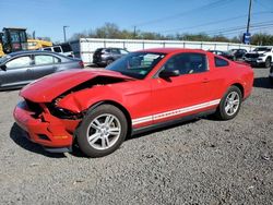 Salvage cars for sale from Copart Hillsborough, NJ: 2012 Ford Mustang