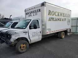 Salvage trucks for sale at Mcfarland, WI auction: 2016 Ford Econoline E350 Super Duty Cutaway Van