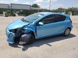 Salvage cars for sale from Copart Orlando, FL: 2015 Toyota Prius C