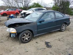 Honda Civic EX salvage cars for sale: 1997 Honda Civic EX