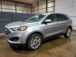 Salvage cars for sale from Copart Columbia Station, OH: 2022 Ford Edge Titanium