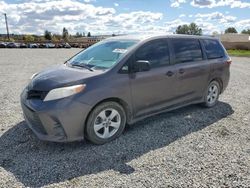 Salvage cars for sale at Mentone, CA auction: 2020 Toyota Sienna L