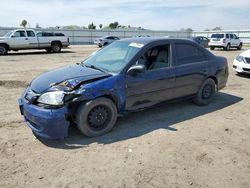 Salvage cars for sale from Copart Bakersfield, CA: 2005 Honda Civic LX