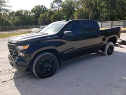 Salvage cars for sale at Fort Pierce, FL auction: 2024 Chevrolet Silverado C1500 Custom