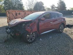 Salvage cars for sale from Copart Madisonville, TN: 2015 Nissan Murano S
