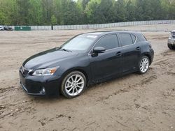 Salvage cars for sale from Copart Gainesville, GA: 2012 Lexus CT 200